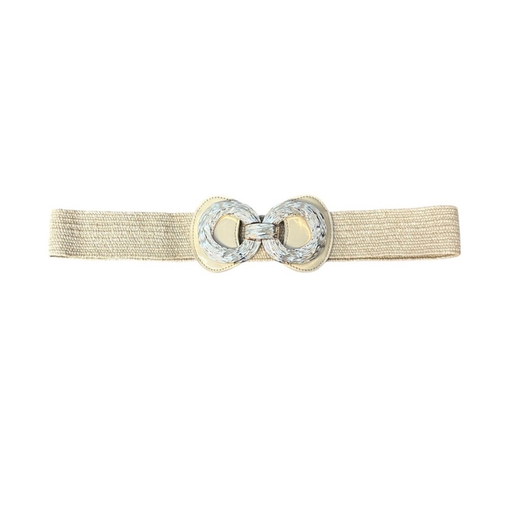 Elegant Beige Belt with Copper
Accents NWT